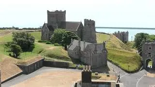 Roman lighthouse at Dover castle on 19 July 2022.