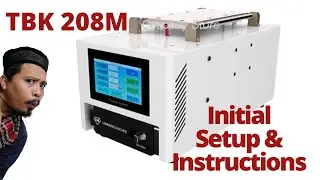 TBK 208M Initial setup parameters and instructions