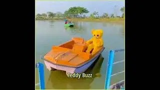 Teddy Bear Driving Boat ⛵⛵⛵⛵⛵ || Teddy Bear Shorts  || Teddy Buzz || #shorts #teddybear #funny