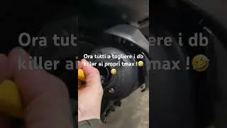 Db killer yamaha tmax exhaust stock 🤣 #530 #560 #500