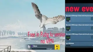 Get Free Falcon in PUBG KR VERSION 2020 | NO VPN | new event|