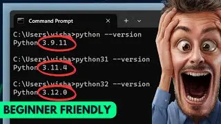 How to use multiple python versions in CMD (2023)