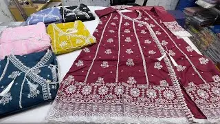 Premium Breeza Cotton Stitch Embroidered Collection | Premium Quality Angrakha Style|Eid Dress Sale 