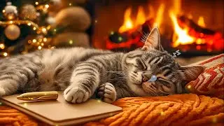 12 Hours of Snowy Cat Music 🌨️ Soft Piano Melodies for Warm Cat Sleep & Deep Cat Rest 💤