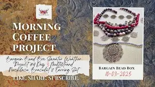 Bargain Bead Box Sweater Weather Project #4 | Day 3 Patina Painted Multistrand Jewelry Set