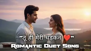 “New Romantic Hindi Song 🎶तू ही मेरी धड़कन ❤️”Heart Touching Duet