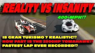 Can Gran Turismo 7 Match Real Lap Times? | Real Racing vs Tomahawk Speed Test