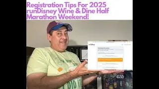 Registration Tips for 2025 runDisney Wine & Dine Half Marathon Including New Visuals!