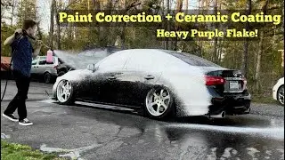 Bagged Q50 Sport Gets a Satisfying Paint Correction!