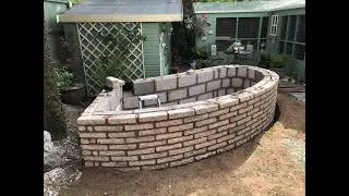 A modest 1,200 gallon pond, start to finish , bottom drain , eazy pod filtration