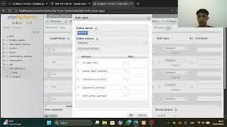 Pembuatan vidio pembelajaran mengenai database dengan menggunakan phpmyadmin