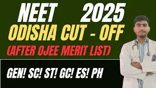 NEET2025 ODISHA CUT - OFF  ( after ojee merit list )!#ojee2025! #ojeecounselling ! #odisha #odia 