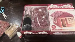 Unboxing & Building a Mini Wooden Cottage! 🏡✨ DIY Tiny House Kit for Fun & Decor