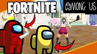 AMONG US IN FORTNITE - THIS IS SO FUN! IS THIS CHEATING?