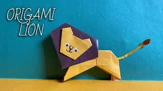 Origami Lion - How to make a paper LION| The lion King Origami | DIY Paper LION paper crafts