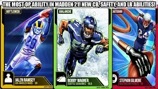THE MOST OVERPOWERED ABILITY IN MADDEN 21! ALL CB, SAFETY, AND NEW LB ABILITIES DETAILS!