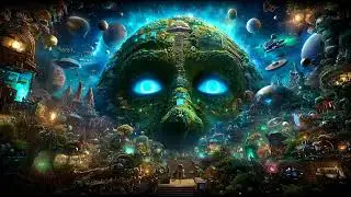🌠 Goa Acid Trance with Spiritual Energy and Hypnotic Drive – Cosmic Giant Face Acid Trance Soul