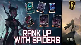 Ranking Up With SPIDER AGGRO Deck | Legends of Runeterra Gameplay