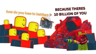 Battler Spamming VS 3 Ipad kids + Bonus Fatboy Spamming - The Battle Bricks Roblox