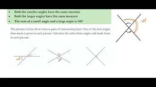 linear pair and vertically opposite angles