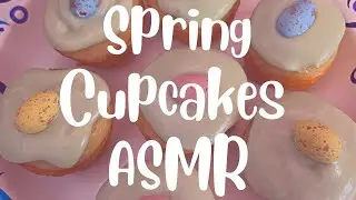 ASMR BAKING | Trader Joe&rsquo;s Spring Cupcakes