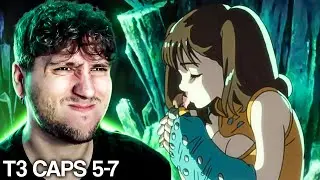 EL BESO DE KING Y DIANE &hearts;️ | NANATSU NO TAIZAI CAPS. 5-7 T.3 (Audio Latino)