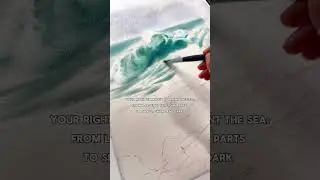 Your right strategy to paint the sea. #watercolor #tutorial #painting #seascape #portugal