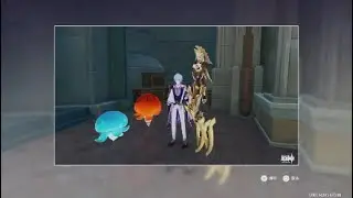ちびチエキノコン大合戦   #原神  ハニヤー ポコポコビーニー