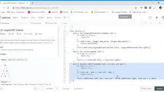Largest BST Subtree   LeetCode   Google Chrome 12 13 2018 5 17 38 PM