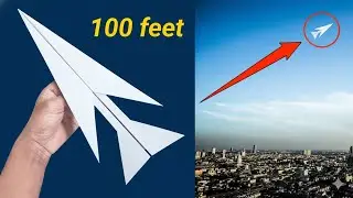 How To Make an Origami Paper Airplane That Flies Over 100 Feet