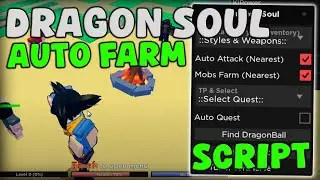 Roblox Dragon Soul Script Auto Farm, Kill Aura And Max Stats Pastebin 2025