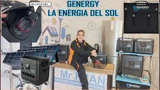 Recargando mi estación de enérgia con los paneles solares