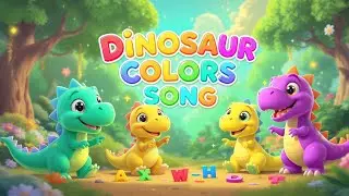 Learn Colors with Dinosaurs 🦖 Fun Kids Song