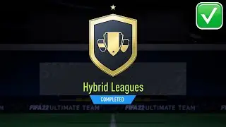 FIFA 22 HYBRID LEAGUES SBC - CHEAPEST METHOD *ALL GOLD PLAYERS* (SBC COMPLETED)