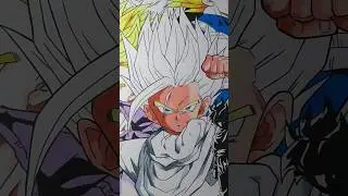 Desenho do Gohan e guerreiros Z em andamento (saga Cell) #cellsaga #animedrawing #dragonball