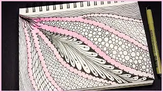 I Started With Random Lines… This Happened ! |Relaxing Art | Corolla Arts