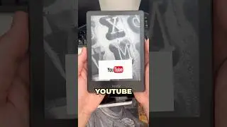 YouTube on a Kindle Paperwhite? 😂👀#shorts