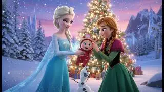 Волшебное рождественское приключение Эльзы и малыша с Анной | Halon Elsa