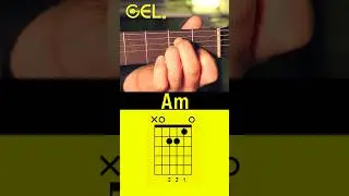A-Moll Akkord auf Gitarre (So Einfach!) #gitarre #akustikgitarre #gitarrelernenonline #akkorde