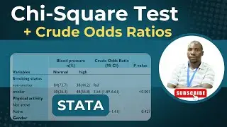 Тест хи-квадрат на независимость в STATA