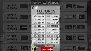 Asia Cup 2025 | Full Schedule, Teams, Venues & Key Matches | UAE Hosts T20 Asia Cup  #cricketlover11