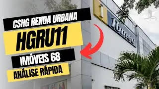 HGRU11 (CSHG RENDA URBANA)  AN&Aacute;LISE RAPIDA!  - Desvendando os FIIs #fiis #hgru11