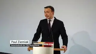 Pressekonferenz mit Paul Ziemiak vor dem Parteitag in Leipzig #cdupt19