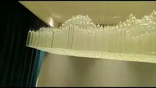 Mountain Majesty: Glass Pendant Dining Chandelier | Bespoke Lighting Design by Harold