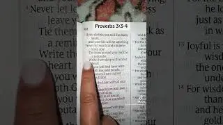 Proverbs 3:3-4