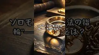 ソロモン王の魔法の指輪 #歴史 #歴史紀行 #雑学