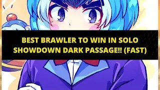 BEST BRAWLER TO WIN IN SOLO SHOWDOWN DARK PASSAGE!! (FAST) | MR. P EDITION