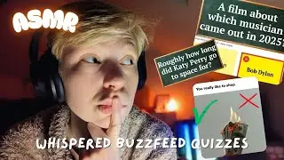 Whispered ASMR: let's take Buzzfeed quizzes together