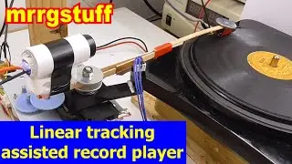 Linear tracking assisted record player