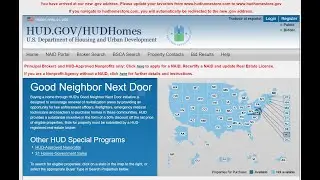 HUD Good Neighbor Next Door Program